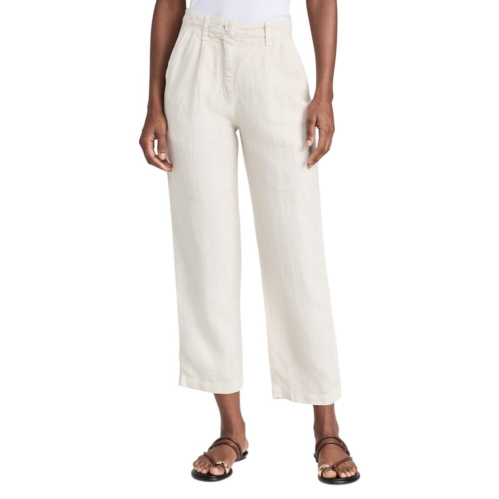 Velvet Pleated Beige Pomona Pants Size 2